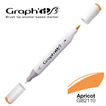 Marqueur manga à l'alcool Graph'it Brush 2110 Apricot