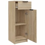 vidaXL Armoire de salle de bain Chêne sonoma 32x33 5x90 cm