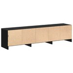 vidaXL Unites TV Chêne noir 162 5 x 34 x 40 cm Bois d'ingénierie