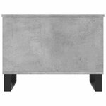 vidaXL Table basse Gris béton 60x44 5x45 cm Bois d'ingénierie