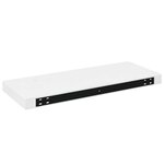 vidaXL Étagère murale flottante Blanc brillant 60x23 5x3 8 cm MDF