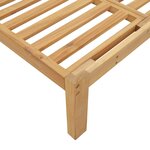 vidaXL Salon palette de jardin avec coussins 5Pièces bois d'acacia massif
