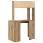 vidaXL Bureau Chêne artisanal 91 x 50 x 149 cm Bois d'ingénierie