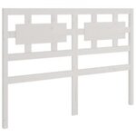 vidaXL Cadre de lit Blanc Bois massif 120x200 cm