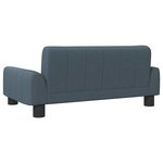 vidaXL Canapé pour enfants gris foncé 70x45x30 cm tissu