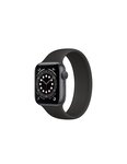 AppleWatch Series 4 - GPS - Gris Sidéral Bracelet Sport Noir - 44mm -