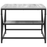 vidaXL Table basse Gris Sonoma 51 x 50 x 40 cm