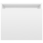 vidaXL Ensemble de table basse Blanc brillant Bois d’ingénierie