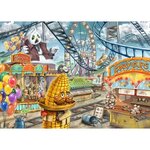 Escape puzzle kids - le parc d'attractions - ravensburger - puzzle escape game 368 pieces - des 9 ans