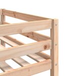 vidaXL Cadre de lit d'enfant 75x190 cm bois de pin massif