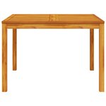 vidaXL Ensemble de salle à manger pour jardin 3 Pièces Marron