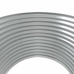 vidaXL Lit surélevé de jardin Acier galvanisé 100x100x68cm Vert