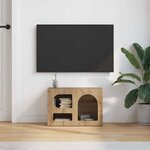 vidaXL Meuble TV Chêne artisanal 60 x 35 x 40 cm Bois d'ingénierie