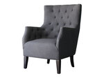 Fauteuil Scandinave Tissu "Duchesse" - 76 x 83 x 100 5 cm - Gris