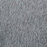 vidaXL Tapis Shaggy à poils longs NAVARRA gris clair 160x160 cm