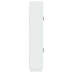 vidaXL Ensemble de Meubles 2 Pièces Blanc brillant Bois d'ingénierie