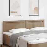 vidaXL Tête de lit Montage mural Cappuccino 200 cm PVC