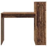 vidaXL Bureau d'écriture Bois ancien Bois d'ingénierie Standard