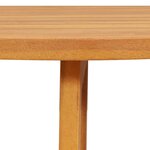 vidaXL Table de Jardin Marron 78 x 46 x 75 cm Bois d'Acacia Massif