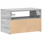 vidaXL Tables de chevet murales 2 Pièces sonoma gris 45x26x28 5 cm