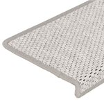 vidaXL Tapis d'escalier autocollants aspect sisal 15 Pièces 65x21x4 cm