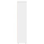 vidaXL Meuble de salle de bain avec porte-rouleau blanc 20 5x20x90 cm