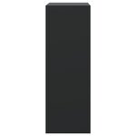 vidaXL Armoire à chaussures noir 60x34x96 5 cm bois d'ingénierie