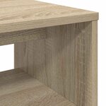 vidaXL Meuble TV Chêne Sonoma 60 x 35 x 40 cm Bois d'ingénierie