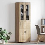 vidaXL Haut Armoire avec étagère FLORIN Chêne Sonoma 60 x 35 x 182 cm