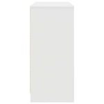 vidaXL Buffet blanc 85x34x76 cm bois d’ingénierie