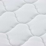 vidaXL Coussins de Matelas Blanc 70 x 200 cm Polyester sans colle