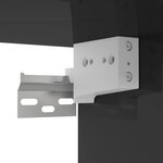 vidaXL Meuble TV mural Noir brillant 102x35x35 cm Bois d’ingénierie