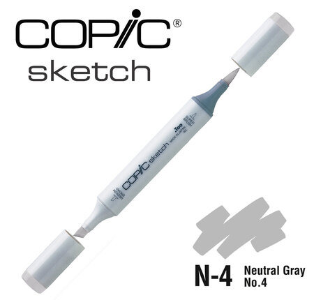 Marqueur à l'alcool Copic Sketch N4 Neutral Gray No.4