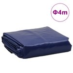 vidaXL Bâche bleu Ø 4 m 650 g/m²