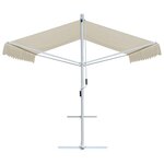 vidaXL Auvent autoportant 4x3 m crème