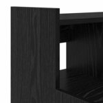 vidaXL Bureau Chêne noir 97 x 45 x 90 cm Bois d'ingénierie