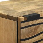 vidaXL Highboard Marron 40 x 33 x 110 cm bois de manguier massif