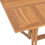vidaXL Ensemble de salle à manger de jardin 7 pièces en bois massif de teck