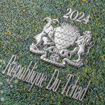 Pièce de monnaie en Argent - Zinc - Cuivre 10000 Francs g 77.75 (2.5 oz) Ag - 750 (24.11 oz) Zn - 120 (3.85 oz) Cu Millésime 2024 Van Gogh Tri-Metal VIRGIN