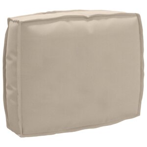vidaXL Coussin Taupe 50 x 40 x 12 cm Tissu Oxford