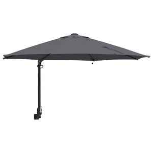 vidaXL Parasol de jardin Anthracite 248 x 248 x 148 cm