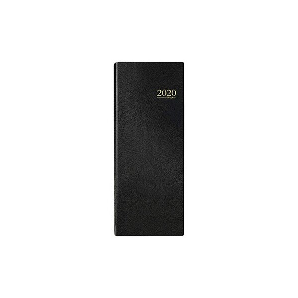 BREPOLS - 1 Agenda de Banque Journalier JUPITER B1 - Janv. à Déc. 2020 - 15 x 33 cm , Noir