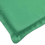 vidaXL Coussin de chaise longue vert 180x60x4 cm tissu oxford
