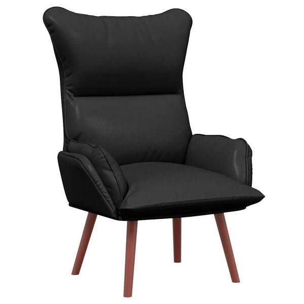 vidaXL fauteuil Noir 69 x 74 x 93 cm Cuir artificiel