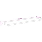 vidaXL Dessus de table 160x40x2 5 cm rectangulaire bois massif acacia