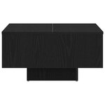 vidaXL Table basse Chêne noir 60 x 60 x 31 5 cm Bois d'ingénierie