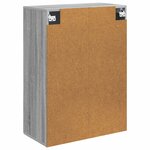 vidaXL Armoire Murale Sonoma gris 66 x 34 5 x 90 cm Bois d'ingénierie