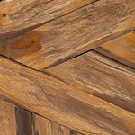 vidaXL Meuble TV 110x60x38 cm Bois de teck massif