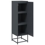 vidaXL Buffet haut anthracite 36x39x123 cm acier