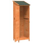 vidaXL Abri de jardin Marron 59 5 x 56 x 176 5 cm Bois de Sapin Massif
